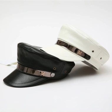 Mũ nồi da MARY beret thùy thủ họa tiết thời trang phong cách Hàn Quốc chỉ 169.000đ