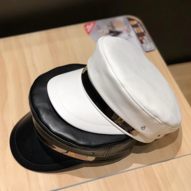Mũ nồi da MARY beret thùy thủ họa tiết thời trang phong cách Hàn Quốc chỉ 169.000đ