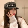 Mũ nồi da MARY beret thùy thủ họa tiết thời trang phong cách Hàn Quốc chỉ 169.000đ 7
