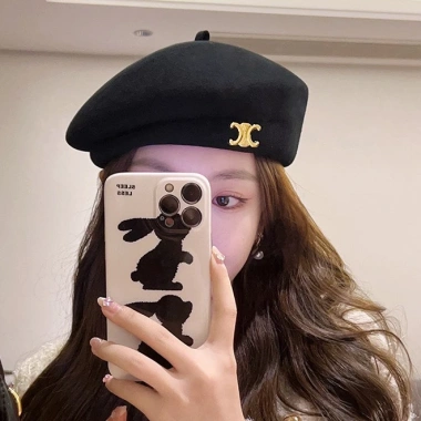 Mũ nồi nữ Hàn Quốc chữ X - Nón beret vải nhung phong cách Hàn Quốc, chỉ 79.000₫