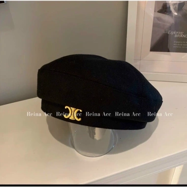 Mũ nồi nữ Hàn Quốc chữ X - Nón beret vải nhung phong cách Hàn Quốc, chỉ 79.000₫