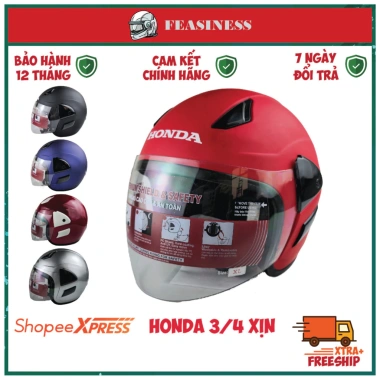 Mũ nón bảo hiểm 3/4 HONDA VO-20 kính xịn an toàn, chính hãng cao cấp – giá 552.500₫