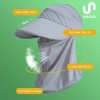 Mũ nón chống nắng 2 trong 1 Vành rộng cao cấp UNIDO K05, chống UV hiệu quả, giá 89.000₫ 5