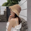 Mũ nón cói nữ đi biển móc tay thủ công ren, phong cách retro xinh xắn - Giá 75.000 4