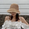 Mũ nón cói nữ đi biển móc tay thủ công ren, phong cách retro xinh xắn - Giá 75.000 5