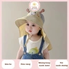 Mũ Nón Rộng Vành Chống Nắng UV Cho Bé Lưới Thoáng Khí Bảo Vệ Đầu An Toàn 2
