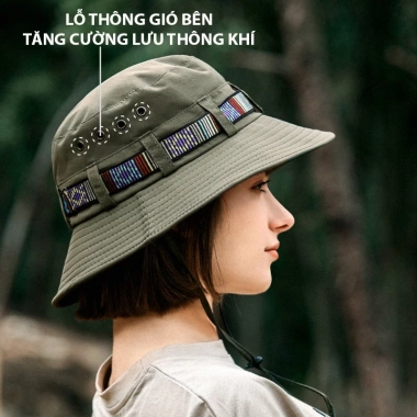 Mũ Nón Tai Bèo Chống Nắng Nhanh Khô Thời Trang Phối Duy Băng Nam Nữ Giá 92.000 4