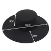 Mũ nữ rộng vành Hepburn, nón kiểu Pháp nỉ dày dặn sang trọng - 98.700 VND 3