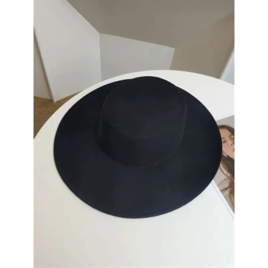 Mũ nữ rộng vành Hepburn, nón kiểu Pháp nỉ dày dặn sang trọng - 98.700 VND 4