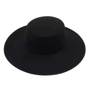 Mũ nữ rộng vành Hepburn, nón kiểu Pháp nỉ dày dặn sang trọng - 98.700 VND 5