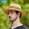 Mũ phớt nam vành rộng, nón cói vá lưới, dây rút điều chỉnh – chỉ 70.000₫ 5