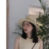 Mũ phớt Panama vành to đai da phong cách Korea, thích hợp mọi lứa tuổi, đi biển, đi chơi - Freeship, giá chỉ 95.000đ 2