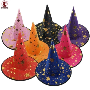Mũ Phù Thủy Halloween Gập Lại - Trang Phục Tiệc Người Lớn và Trẻ Em, Giá 17.064₫