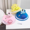 Mũ quạt sạc lại cho trẻ em - Chống tia UV, che mặt, mát mẻ, bảo vệ nắng 5