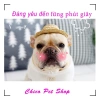 Mũ rơm nón chó mèo rộng vành đáng yêu - giảm giá 20% chỉ 40.000₫ 2