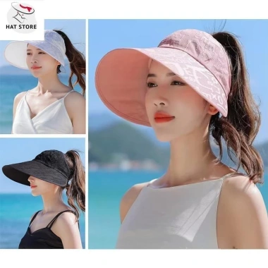 Mũ Rộng Vành Chống Nắng Tia UV Nón Đi Biển Chữ Phối Lưới Tinh Tế Sang Trọng - Giá Ưu Đãi 69.113₫ 2