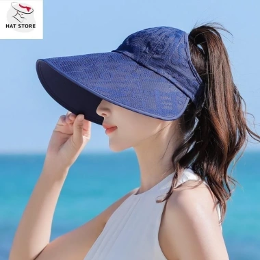 Mũ Rộng Vành Chống Nắng Tia UV Nón Đi Biển Chữ Phối Lưới Tinh Tế Sang Trọng - Giá Ưu Đãi 69.113₫ 5
