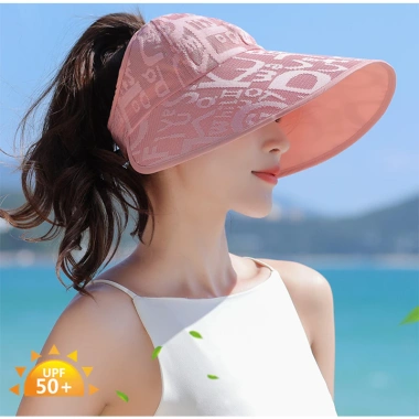 Mũ rộng vành thời trang mùa hè nữ, chống nắng, tia UV, vải thoáng khí, nón tai bèo - 73.000₫