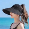 Mũ rộng vành thời trang mùa hè nữ, chống nắng, tia UV, vải thoáng khí, nón tai bèo - 73.000₫ 7