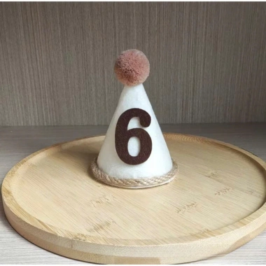 Mũ sinh nhật bé phong cách Hàn Quốc Handmade cute, phụ kiện trang trí sinh nhật 8