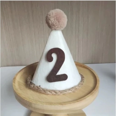 Mũ sinh nhật bé phong cách Hàn Quốc Handmade cute, phụ kiện trang trí sinh nhật 10