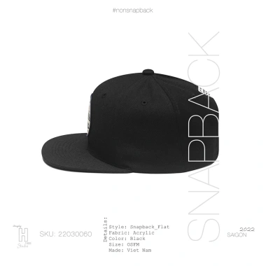 Mũ snapback nam đen cao cấp logo Columbia, free size, giá ưu đãi 200.000 VNĐ