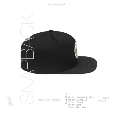 Mũ snapback nam đen cao cấp logo Columbia, free size, giá ưu đãi 200.000 VNĐ