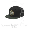 Mũ snapback nam logo tròn đen camo, khóa gài bấm, free size - Giá 200k