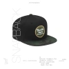 Mũ snapback nam logo tròn đen camo, khóa gài bấm, free size - Giá 200k 5