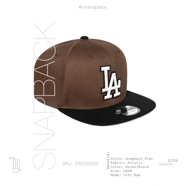 Mũ snapback thời trang nam cao cấp nâu đen logo nhựa thêu, khóa gài bấm, free size, giá 200.000₫ 2 Mũ snapback thời trang nam cao cấp nâu đen logo nhựa thêu, khóa gài bấm, free size, giá 200.000₫ 2
