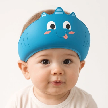 Mũ tắm NAMSHEVA cho bé mới biết đi – Dầu gội bảo vệ mắt tai, tấm chắn rửa tóc điều chỉnh 6
