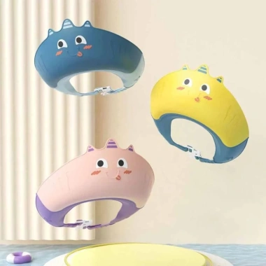 Mũ tắm NAMSHEVA cho bé mới biết đi – Dầu gội bảo vệ mắt tai, tấm chắn rửa tóc điều chỉnh 7