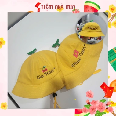 Mũ Thêu Tên Bé 2-4 tuổi - Mũ Mầm Unisex Thêu Tên Cá Nhân Giá 75.000 - Tiệm Nhà Min