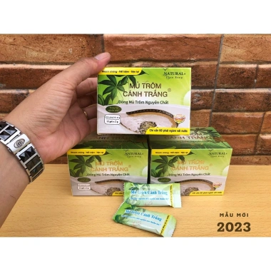 Mủ Trôm Cánh Trắng OCOP - Hộp 12 gói, pha 500ml nước nhanh gọn, giá ưu đãi 39.000 VND 2