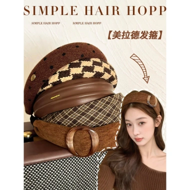 Mũ trùm đầu cao cấp rộng vành cho nữ - Thời trang hàng ngày, giảm giá còn 46.570 VND