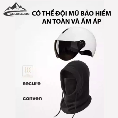 Mũ trùm đầu kèm mặt nạ GOLOVEJOY - Chống nắng, gió, giữ ấm đa năng cho nam nữ 4 Mũ trùm đầu kèm mặt nạ GOLOVEJOY - Chống nắng, gió, giữ ấm đa năng cho nam nữ 4