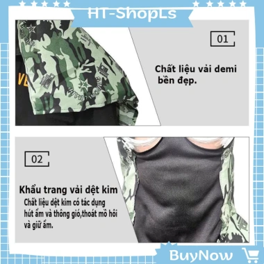 Mũ trùm đầu kiêm kính bảo vệ đa năng, khẩu trang chống bụi sương mù - tiện dụng HT-shopls 35.500đ
