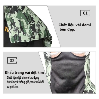Mũ trùm đầu kiêm kính bảo vệ đa năng, khẩu trang chống bụi sương mù - tiện dụng HT-shopls 35.500đ