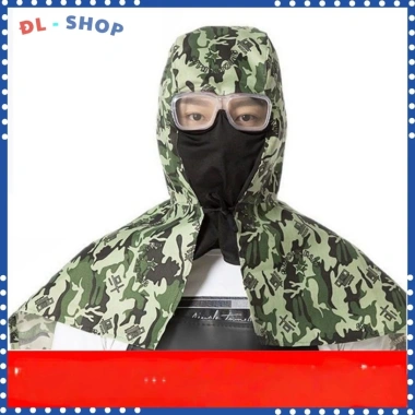 Mũ trùm đầu kiêm kính bảo vệ, khẩu trang đa năng chống bụi sương mù - Giá chỉ 34.500₫