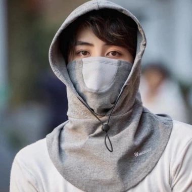 Mũ Trùm Đầu và Khẩu Trang Didooglt Nam Nữ - Nón Che Nắng Chống UV, Dây Rút, Giá 38.000₫ 9