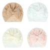 Mũ Turban Bé Sơ Sinh Nút Thắt Mềm Mại, Dễ Thương - Beanie Mầm Non Giá Ưu Đãi Giá chỉ 55.098đ 3