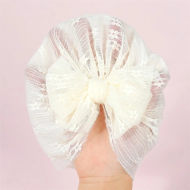 Mũ Turban Bé Sơ Sinh Nút Thắt Mềm Mại, Dễ Thương - Beanie Mầm Non Giá Ưu Đãi Giá chỉ 55.098đ 4