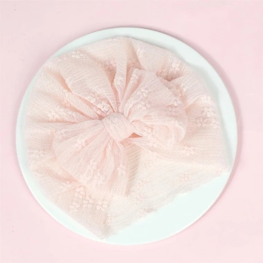 Mũ Turban Bé Sơ Sinh Nút Thắt Mềm Mại, Dễ Thương - Beanie Mầm Non Giá Ưu Đãi Giá chỉ 55.098đ 6