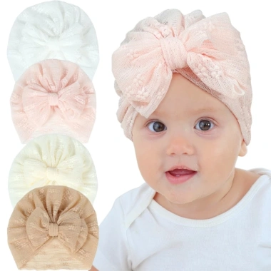 Mũ Turban Bé Sơ Sinh Nút Thắt Mềm Mại, Dễ Thương - Beanie Mầm Non Giá Ưu Đãi Giá chỉ 55.098đ 8