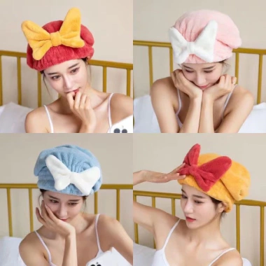 Mũ ủ tóc siêu thấm hút nơ to xinh – phụ kiện lau tóc, giá chỉ 20.389 VND (giảm từ 26.098)