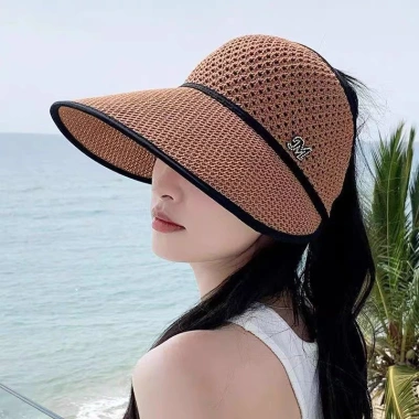 Mũ Vành Chống Nắng Hở Chóp Thoáng Khí Quảng Châu Nữ Thiết Kế Nhỏ Gọn - Giá 75k 3 Mũ Vành Chống Nắng Hở Chóp Thoáng Khí Quảng Châu Nữ Thiết Kế Nhỏ Gọn - Giá 75k 3