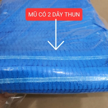 Mũ y tế 1 dây chun con sâu – Giá chỉ 58.000đ, phù hợp spa thẩm mỹ, nhà máy, đầu bếp