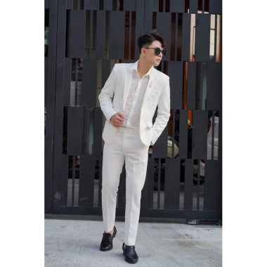 Mua 1 Được 6 Bộ Vest Nam Hàn Quốc Áo + Quần – Tặng Phụ Kiện, Cavat & 2 Quần Sịp, Thiết Kế Chất Tuyết Mưa Tây, Giá 724.500₫ 6