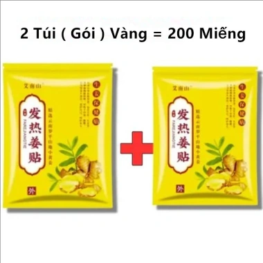 Mua 1 lấy 1 Hộp 100/200 miếng dán túi giảm đau gừng PK Mugwort cho mỏi xương khớp, vai tay - Giá chỉ 24.000đ 10