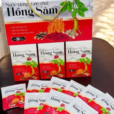 Mua 1 Tặng 1 2 Xách Cao Tinh Chất Hồng Sâm Nhung 30 gói 80ml - Đẹp da, bổ sức khỏe - 525k 2